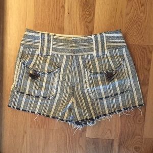 Derek Lam 10 Crosby Striped Shorts Size 12
